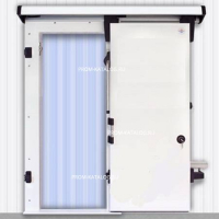 Дверной блок для холодильной камеры Профхолод откатная дверь 2400x2000 (80мм) 