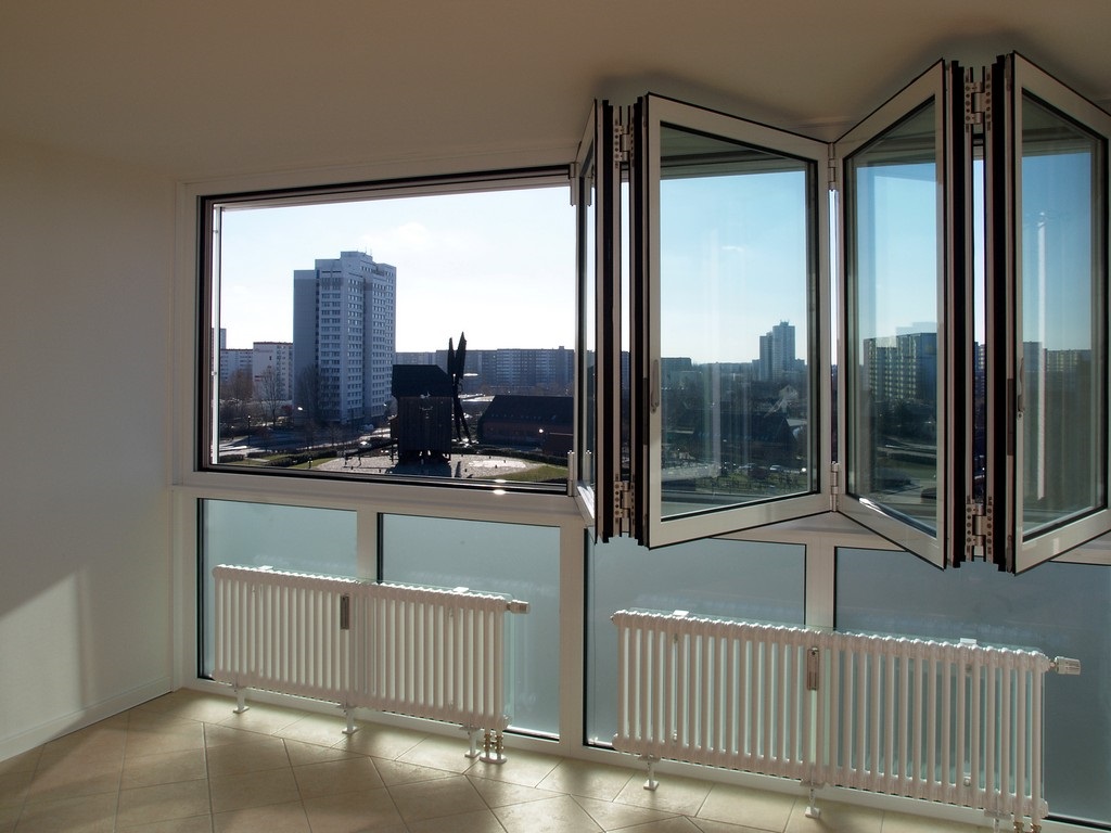 Отопительные окна. Панорамные окна (Schuco, Германия). Витражное остекление Слайдорс.