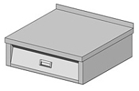 Модуль нейтральный ЦМИ ПИ с бортом и ящиком (700х700х230 мм)