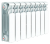 Биметаллический секционный радиатор Rifar Base 350/7 секций