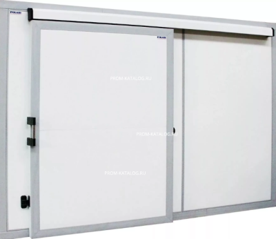 Дверной блок для холодильной камеры Polair откатная дверь 3600 x2300 (100 мм)