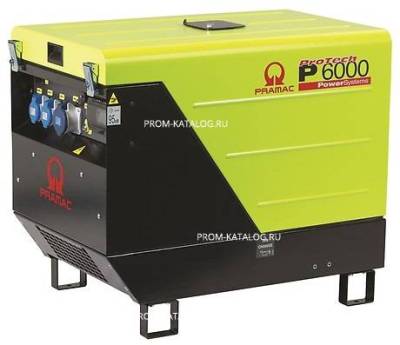 Дизельный генератор Pramac P 6000 3 фазы 