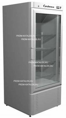 Холодильный шкаф Полюс Carboma V700 С (стекло) INOX